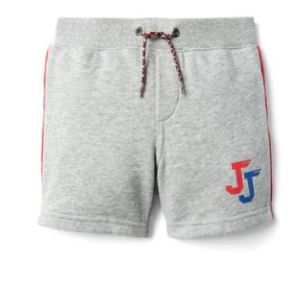 Janie and Jack Grey Sports Shorts 3-6M